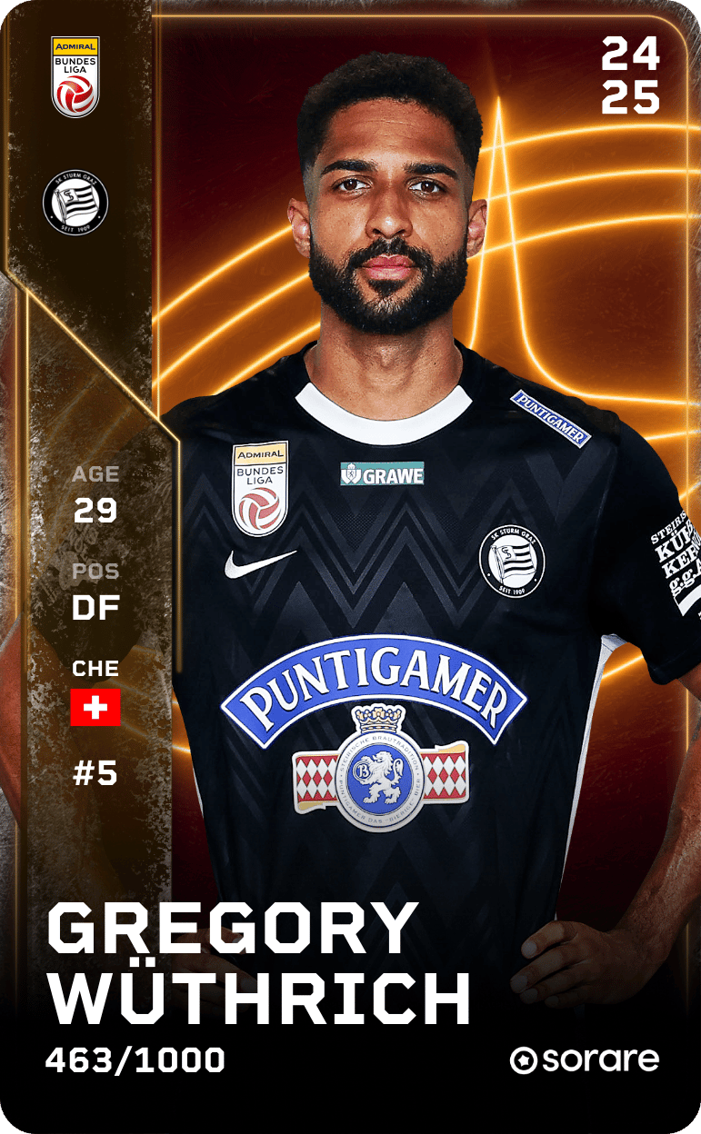 Gregory Wüthrich 2024-25 • Limited 463/1000