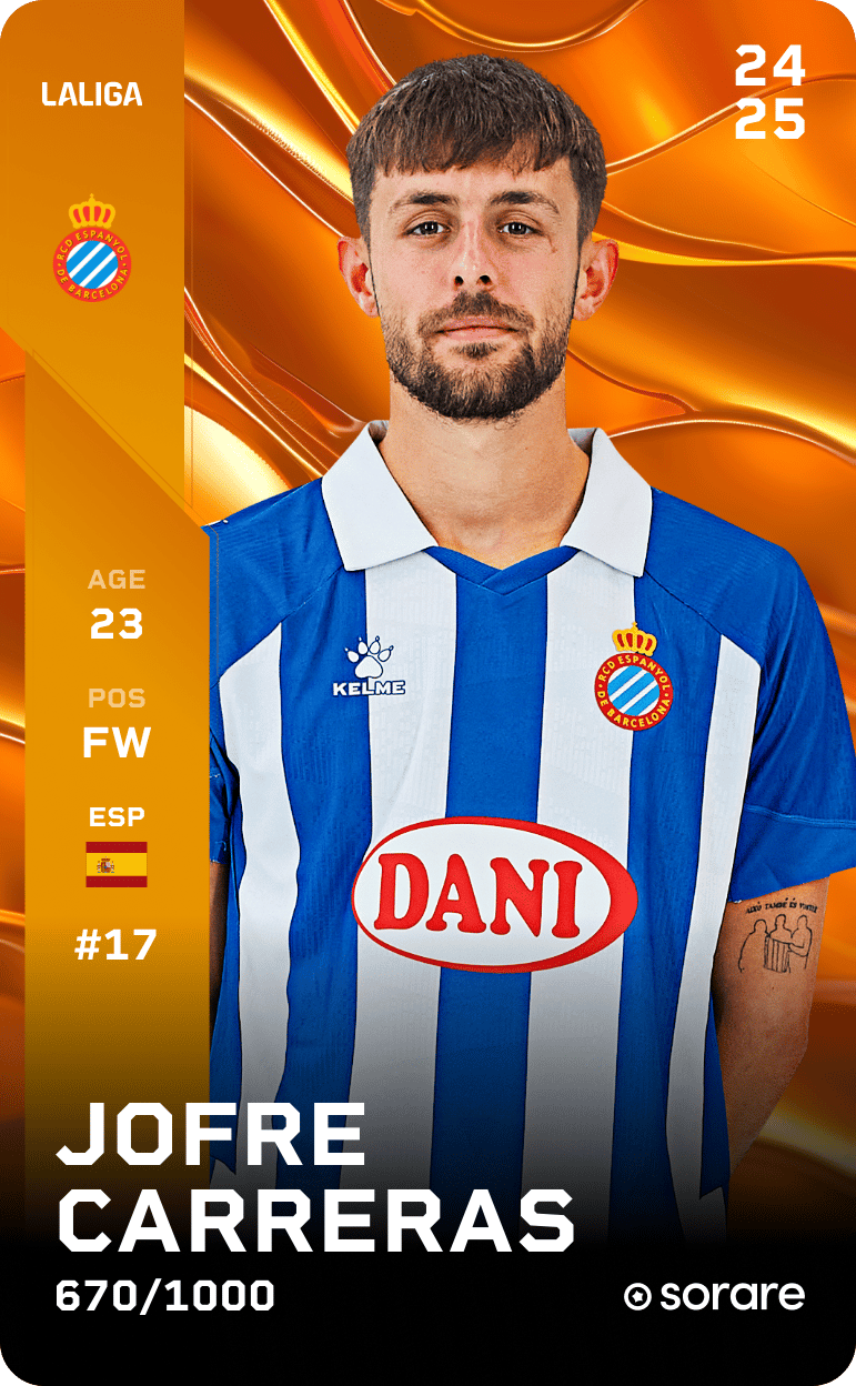 Jofre Carreras 2024-25 • Limited 670/1000