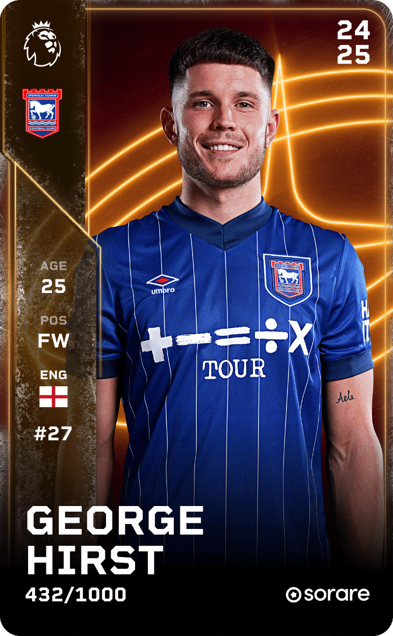 George Hirst 2024-25 • Limited 432/1000