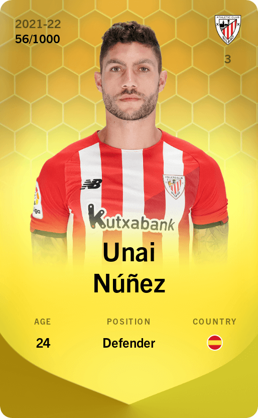 Unai Núñez 2021-22 • Limited 56/1000