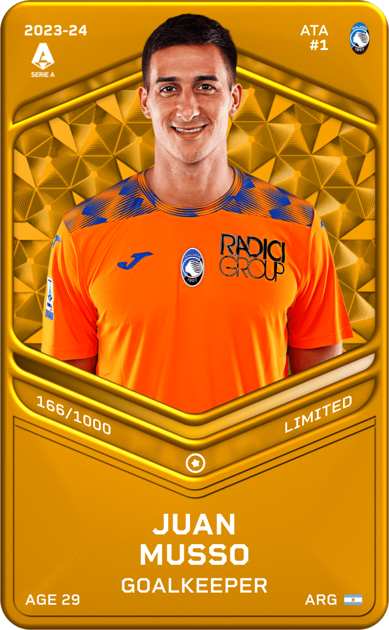Juan Musso 2023-24 • Limited 166/1000