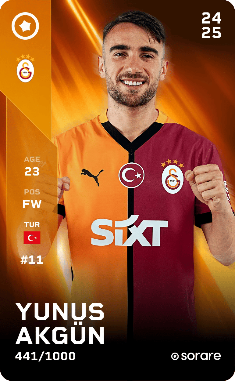 Yunus Akgün 2024-25 • Limited 441/1000