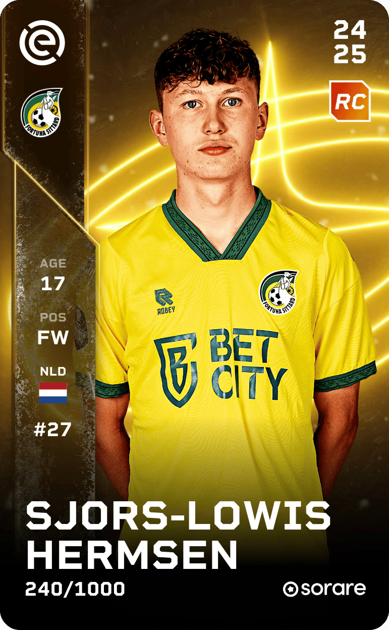 Sjors-Lowis Hermsen 2024-25 • Limited 240/1000