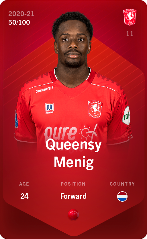 Sorare - Sorare Official - Queensy Menig 2020-21 • Rare 50/100 - NFT # 17374871423544805182449168670839948589987103494558974970863856321306683181279