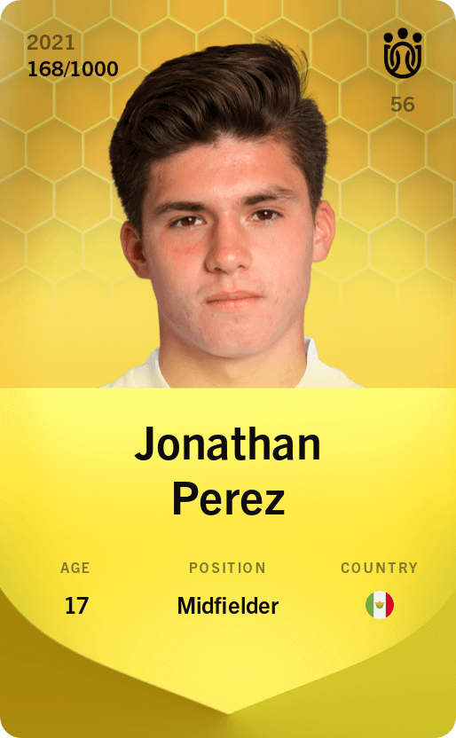 Jonathan Perez 2021-22 • Limited 168/1000