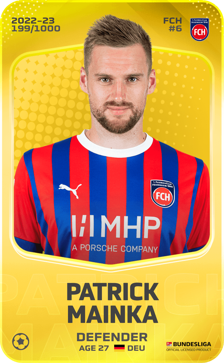 Patrick Mainka 2022-23 • Limited 199/1000