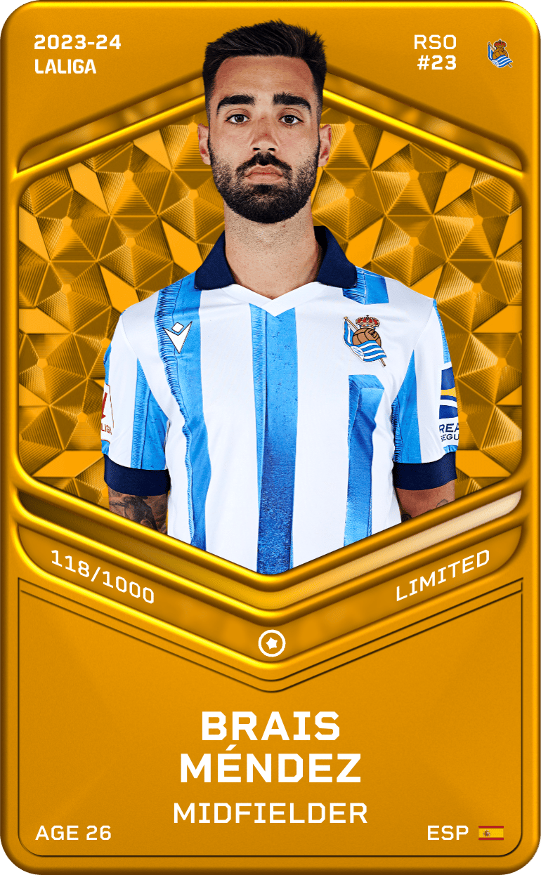Brais Méndez 2023-24 • Limited 118/1000