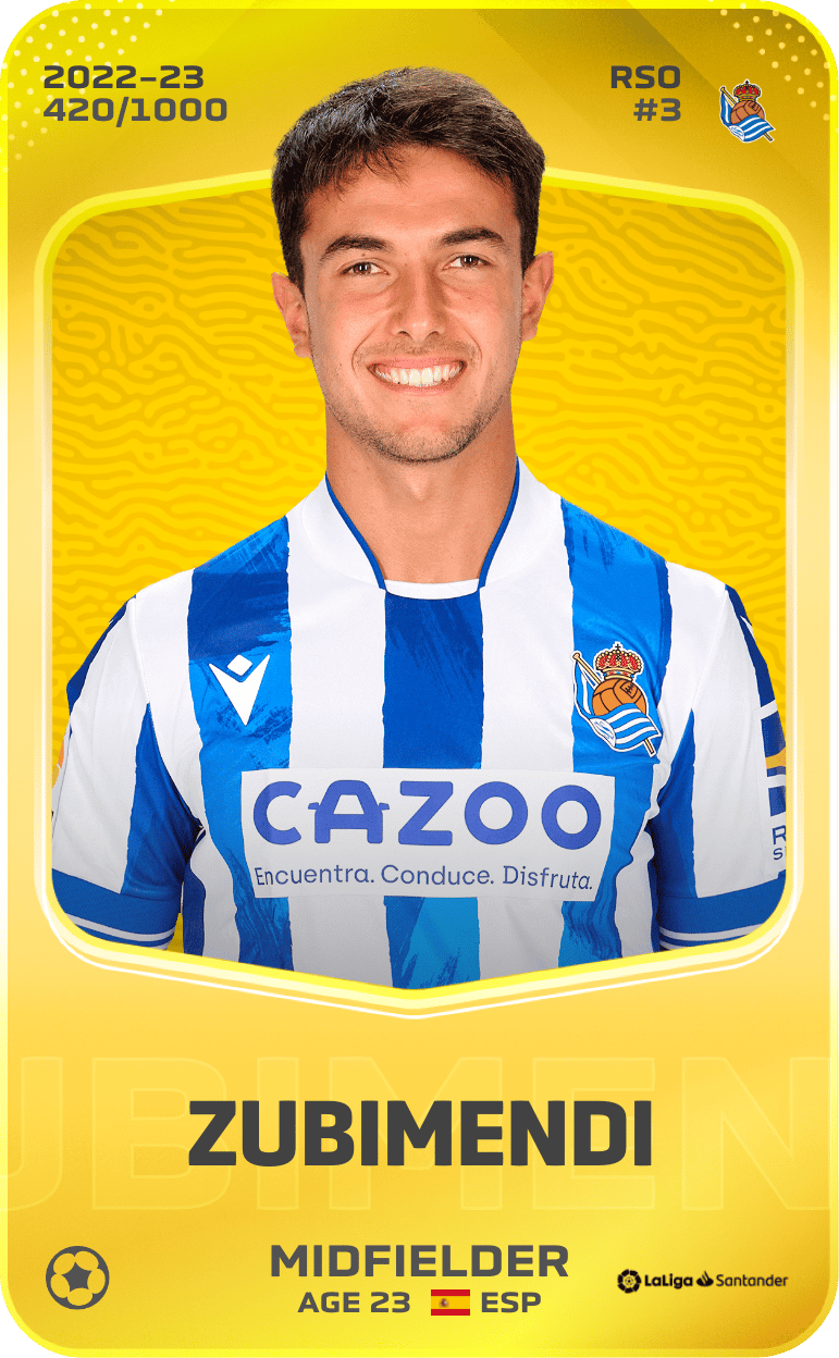 Zubimendi 2022-23 • Limited 420/1000