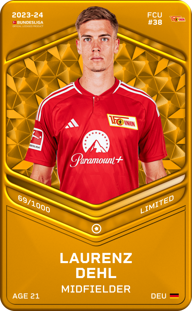Laurenz Dehl 2023-24 • Limited 69/1000