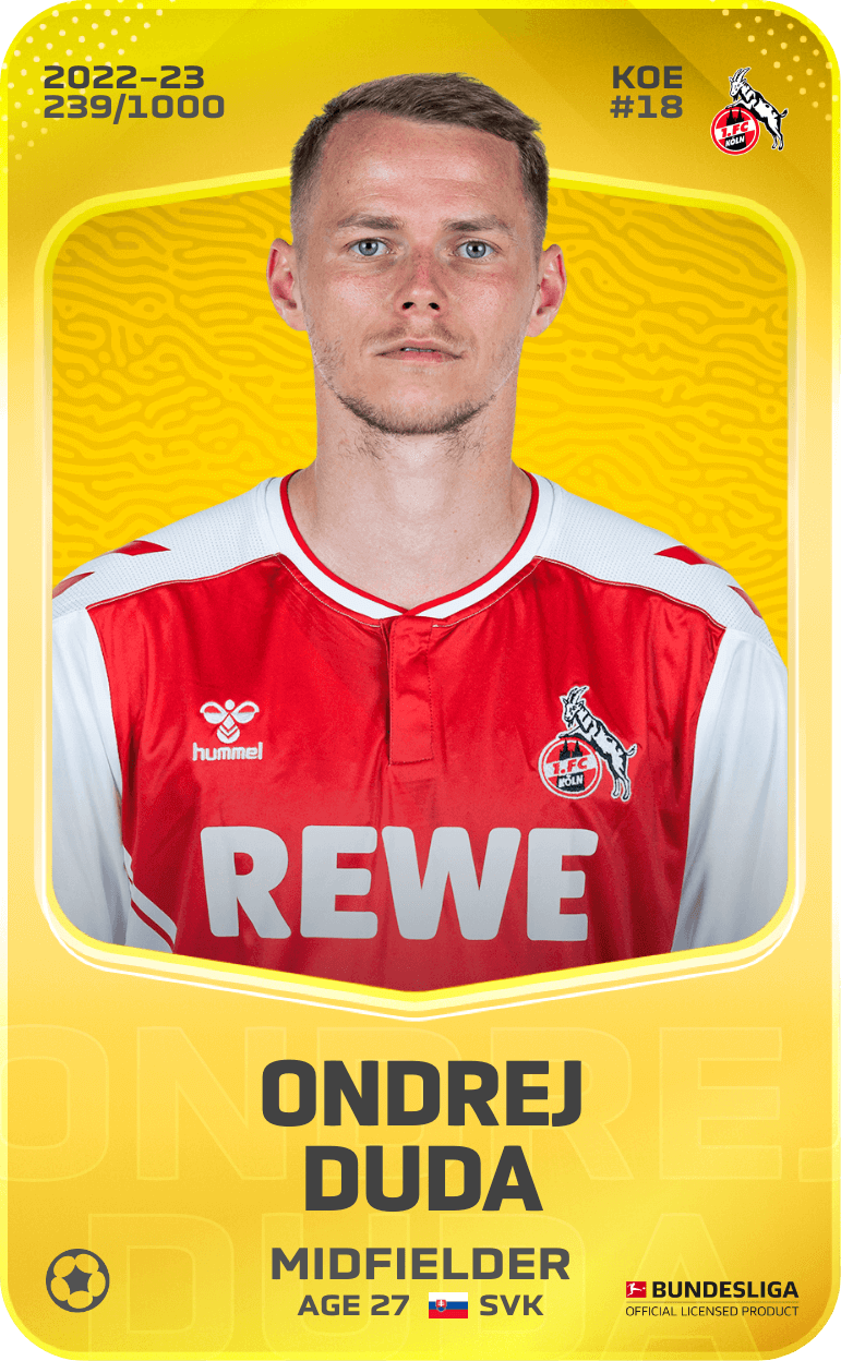 Ondrej Duda 2022-23 • Limited 239/1000