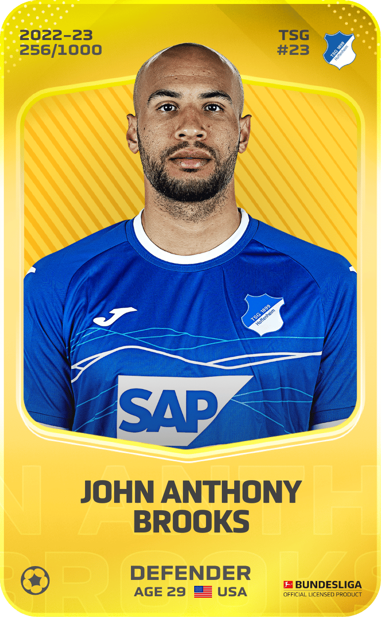 John Anthony Brooks 2022-23 • Limited 256/1000