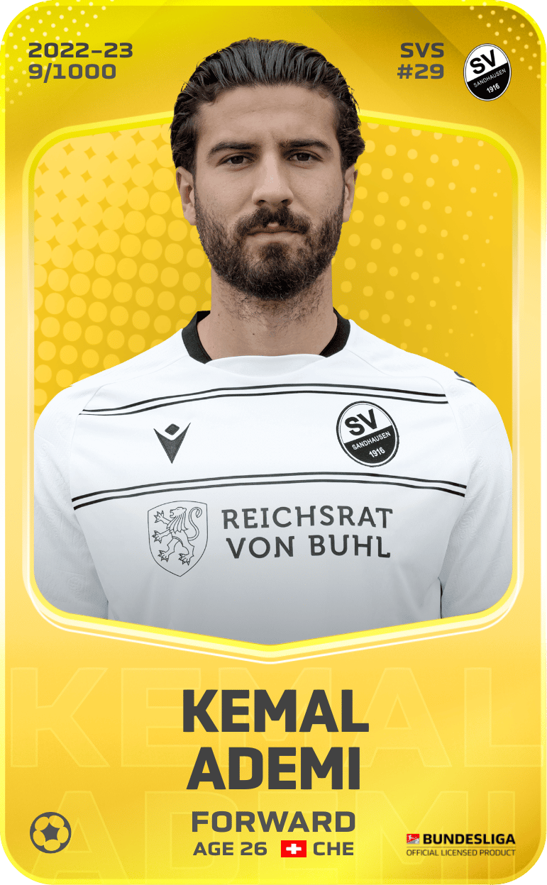 Kemal Ademi 2022-23 • Limited 9/1000