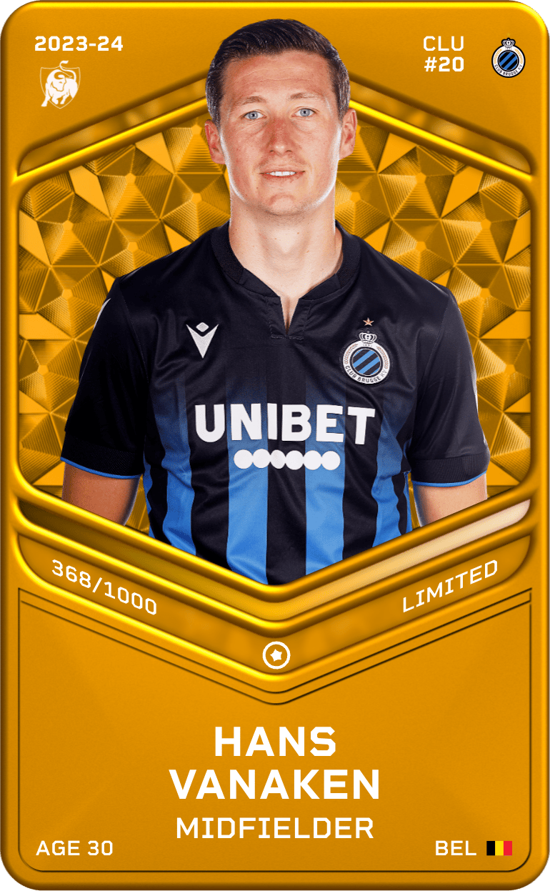 Hans Vanaken 2023-24 • Limited 368/1000
