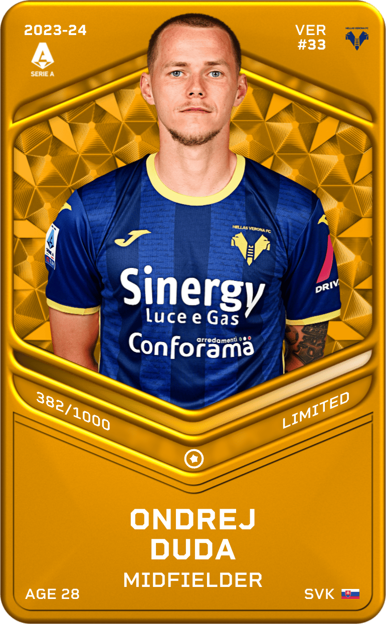 Ondrej Duda 2023-24 • Limited 382/1000