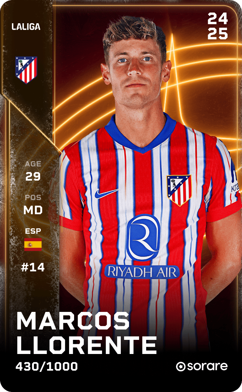 Marcos Llorente 2024-25 • Limited 430/1000