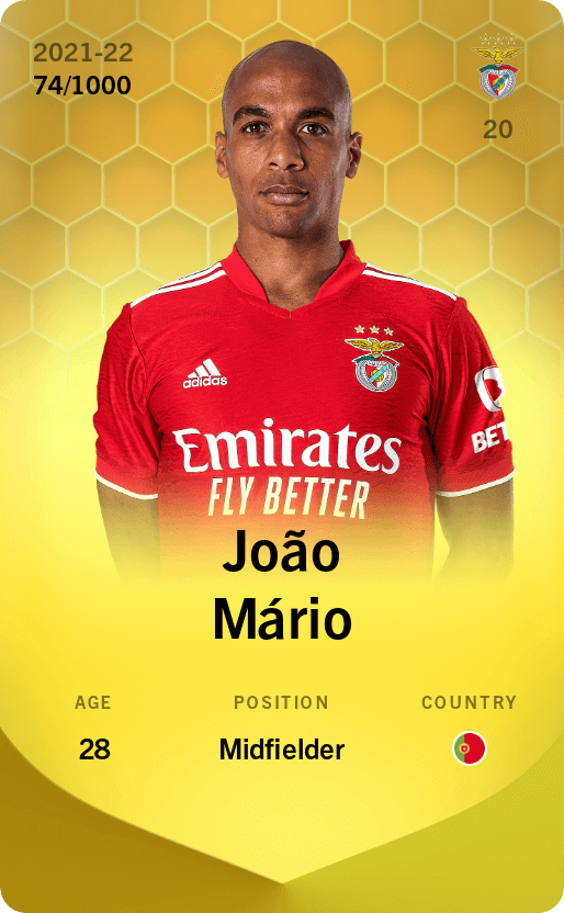 João Mário 2021-22 • Limited 74/1000