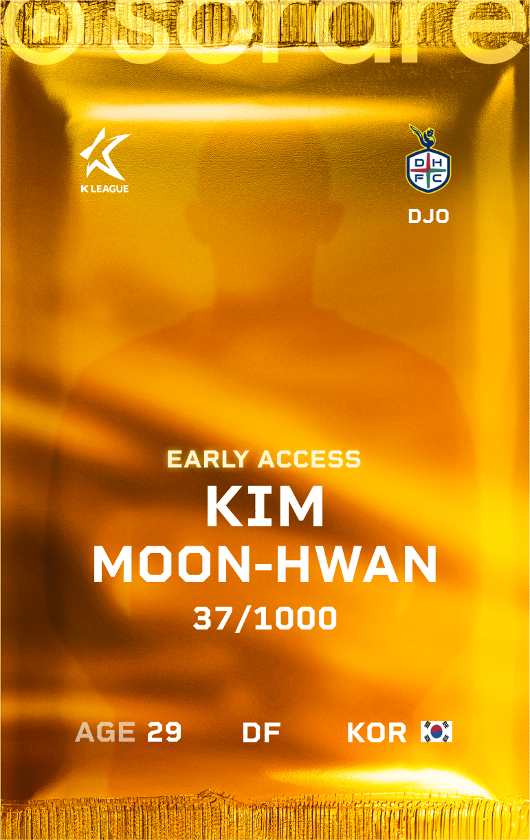 Kim Moon-Hwan 2025-26 • Limited 37/1000