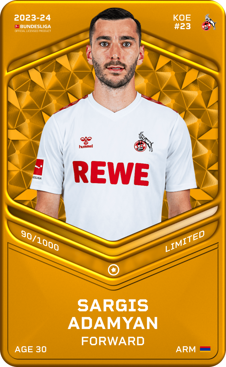 Sargis Adamyan 2023-24 • Limited 90/1000
