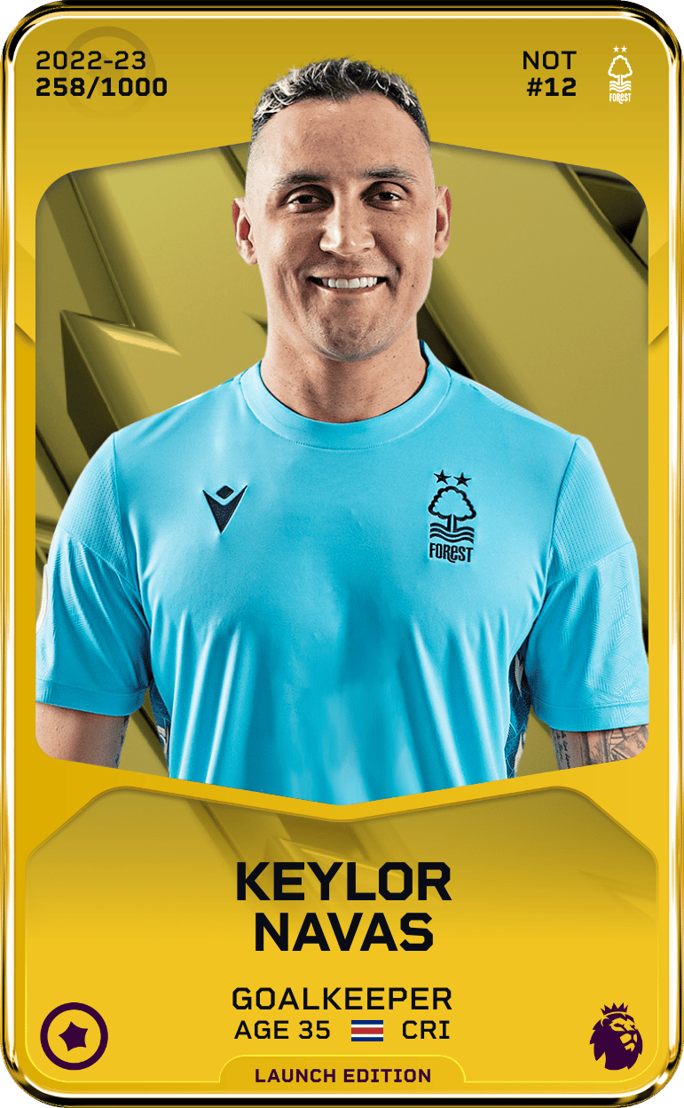 Keylor Navas 2022-23 • Limited 258/1000