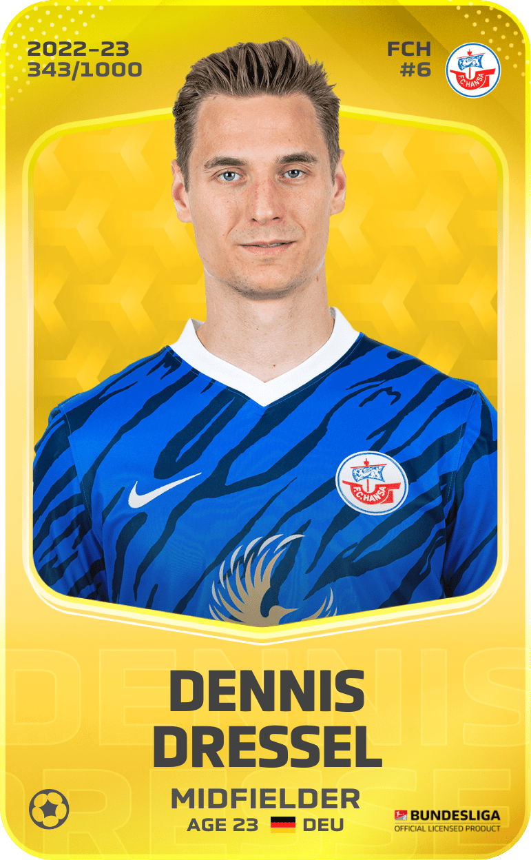 Dennis Dressel 2022-23 • Limited 343/1000