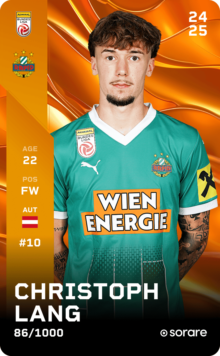 Christoph Lang 2024-25 • Limited 86/1000