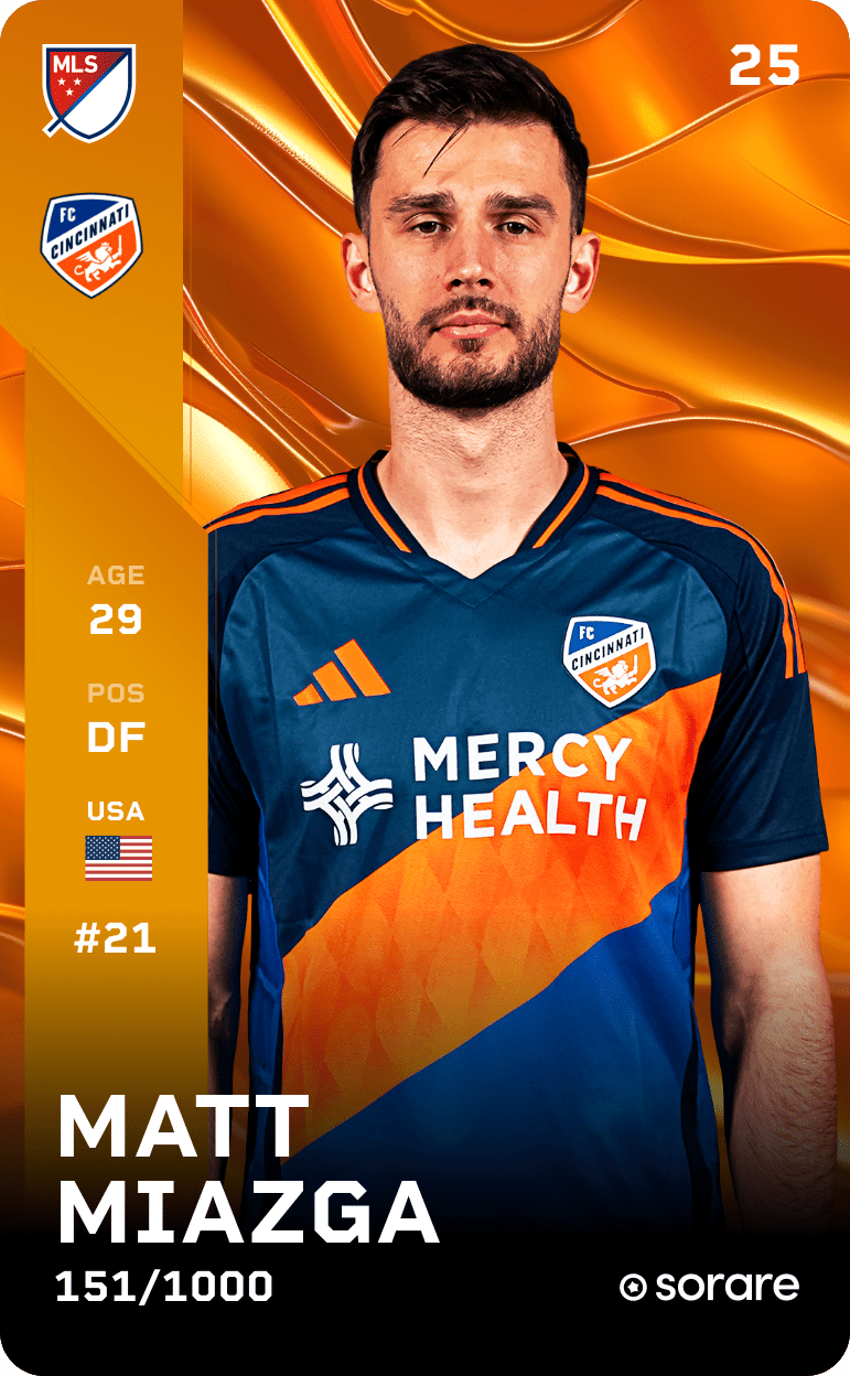 Matt Miazga 2025-26 • Limited 151/1000