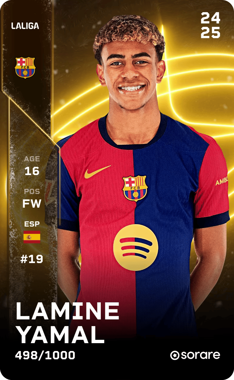 Lamine Yamal 2024-25 • Limited 498/1000