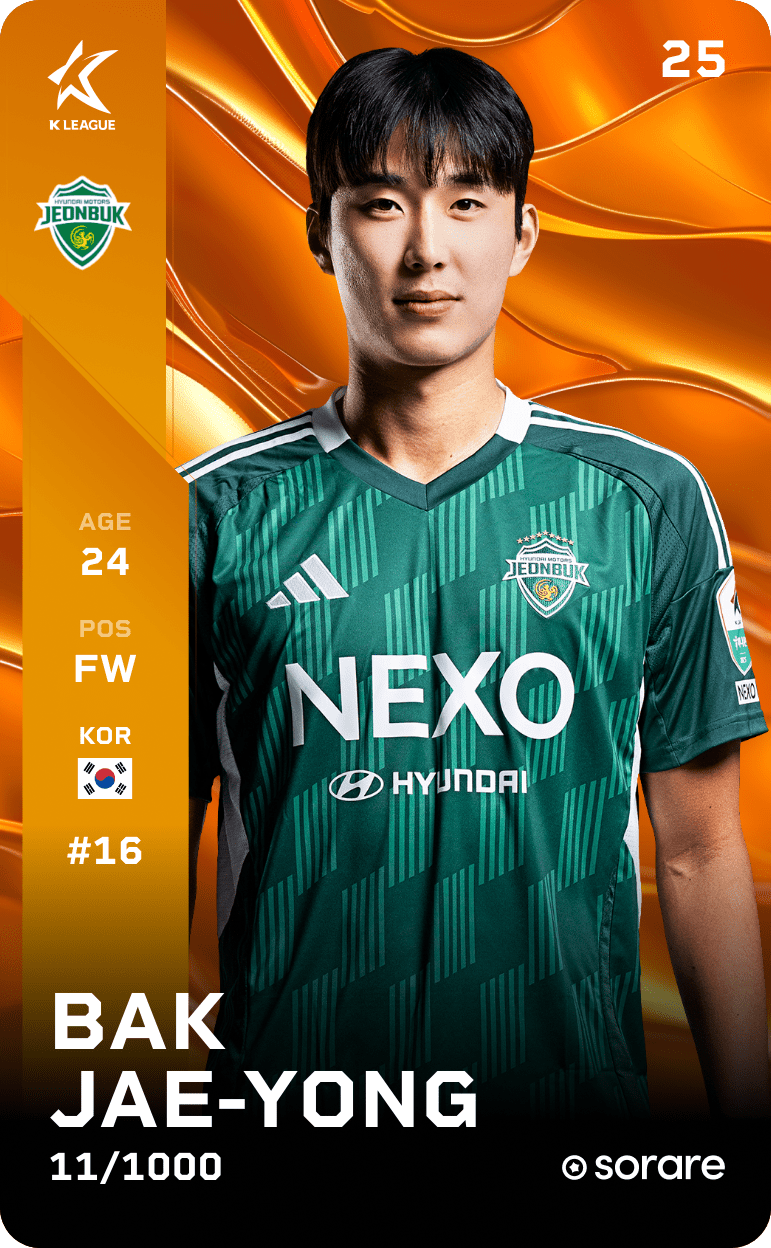 Bak Jae-Yong  2025-26 • Limited 11/1000