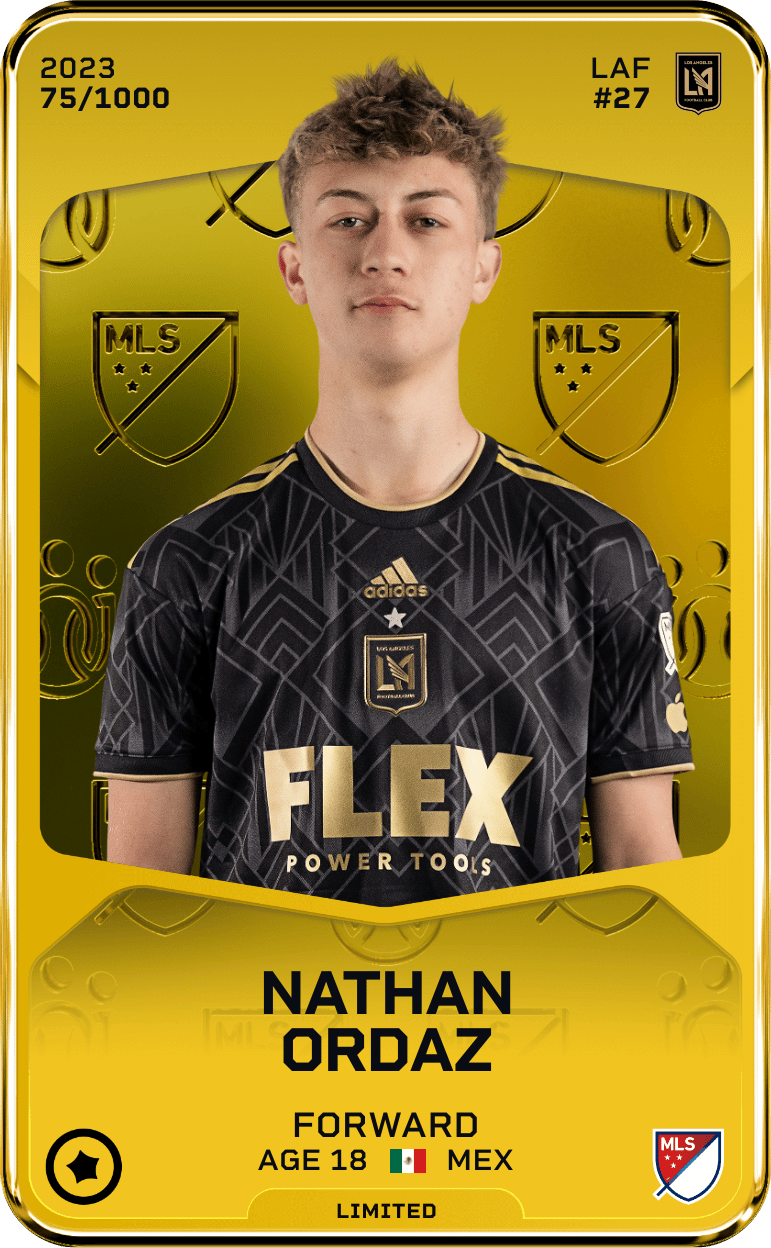 Nathan Ordaz 2023-24 • Limited 75/1000