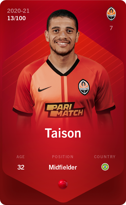 Sorare - Sorare Official - Taison 2020-21 • Rare 13/100 - NFT # 79600298262304019551609685205127174957057432487351848291872929775415695393765