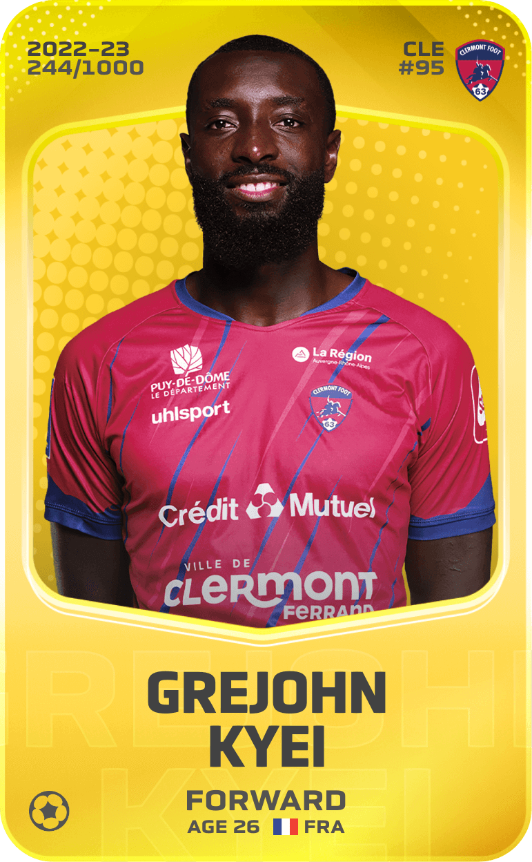 Grejohn Kyei 2022-23 • Limited 244/1000