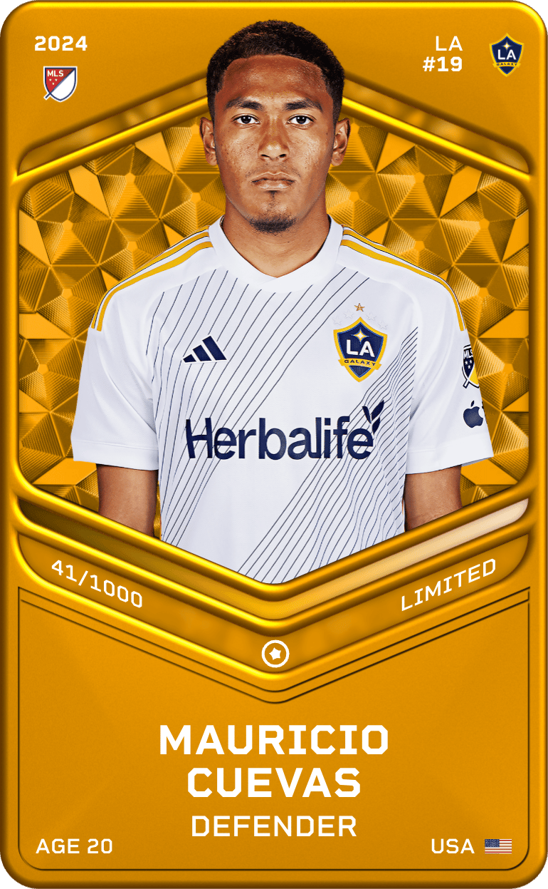 Mauricio Cuevas 2024-25 • Limited 41/1000