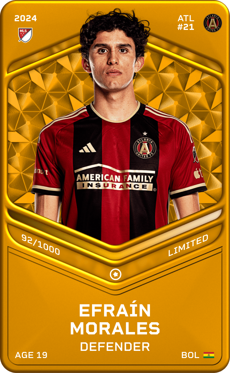 Efraín Morales 2024-25 • Limited 92/1000