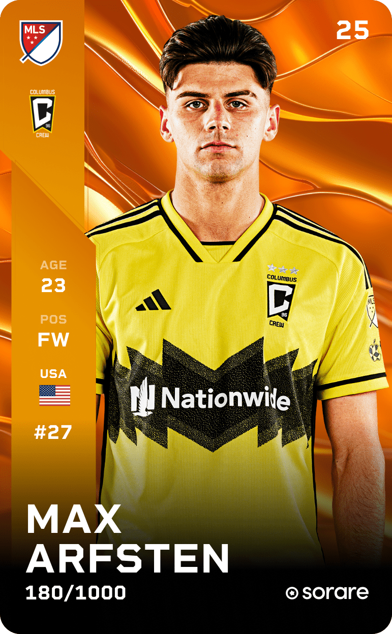 Max Arfsten 2025-26 • Limited 180/1000