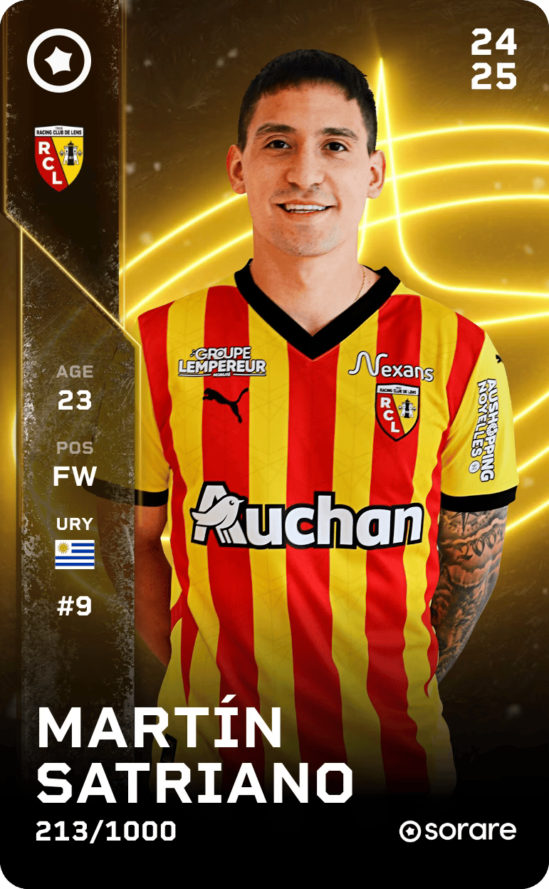 Martín Satriano 2024-25 • Limited 213/1000