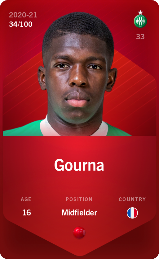 Sorare - Sorare Official - Gourna 2020-21 • Rare 34/100 - NFT # 34564975884169730655874671988682138087496793113196754044873675872162960652616