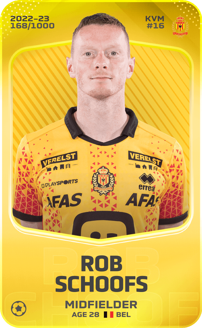 Rob Schoofs 2022-23 • Limited 168/1000