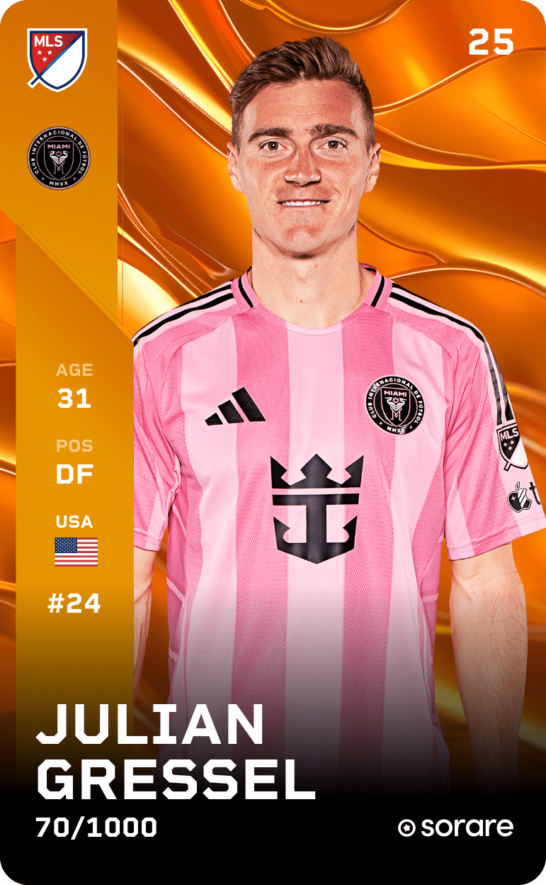 Julian Gressel 2025-26 • Limited 70/1000
