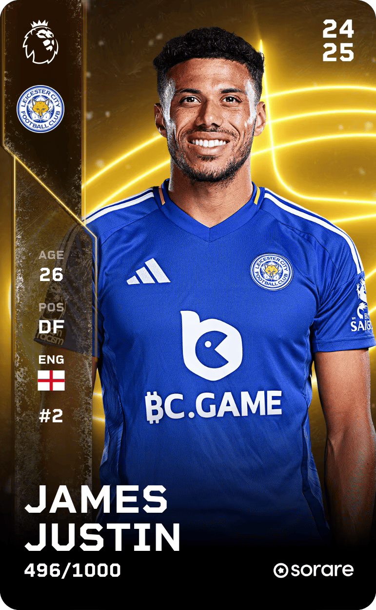 James Justin 2024-25 • Limited 496/1000