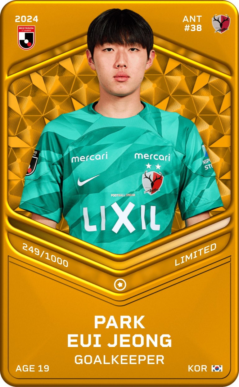 PARK EUI JEONG 2024-25 • Limited 249/1000