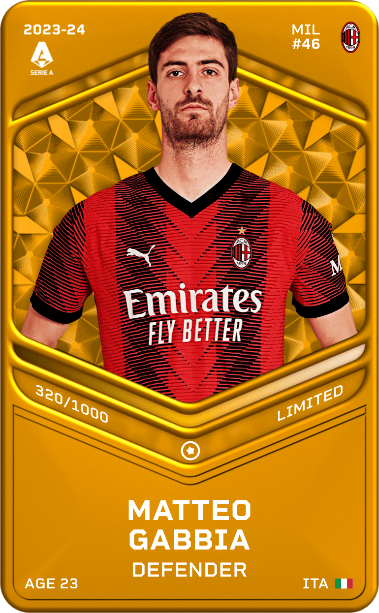 Matteo Gabbia 2023-24 • Limited 320/1000