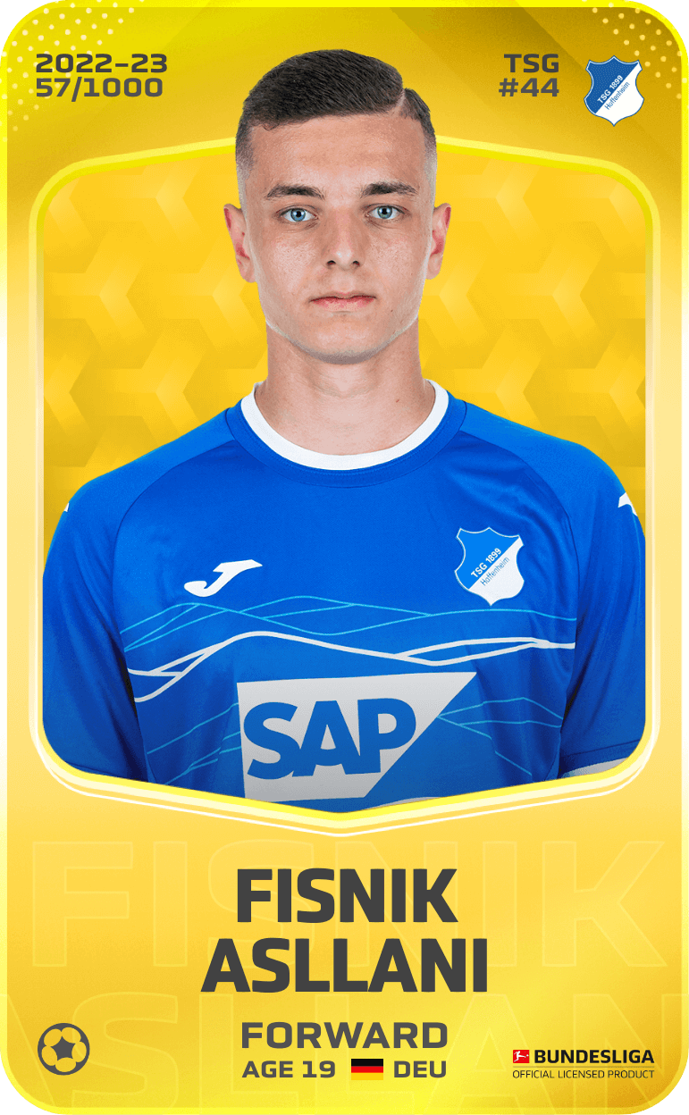 Fisnik Asllani 2022-23 • Limited 57/1000