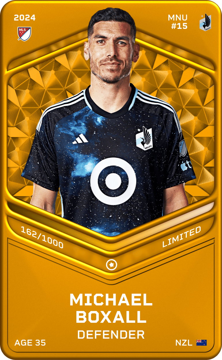 Michael Boxall 2024-25 • Limited 162/1000