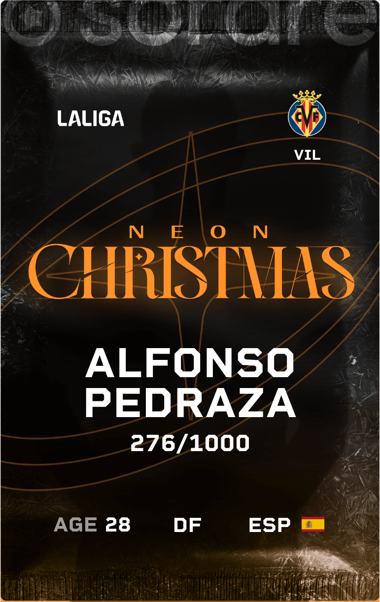 Alfonso Pedraza 2024-25 • Limited 276/1000