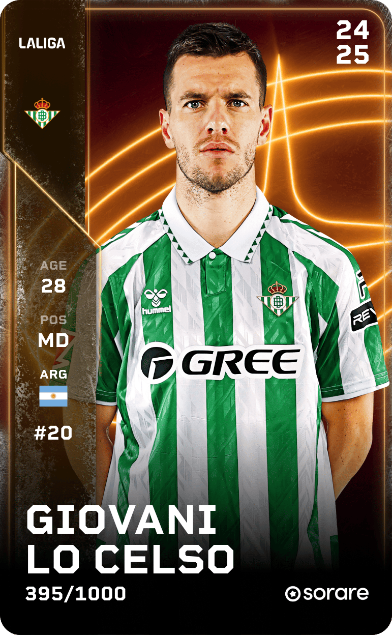 Giovani Lo Celso 2024-25 • Limited 395/1000