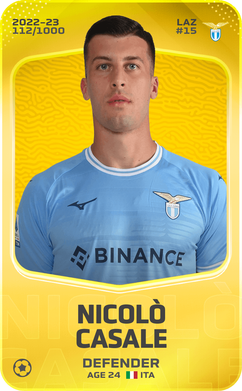 Nicolò Casale 2022-23 • Limited 112/1000