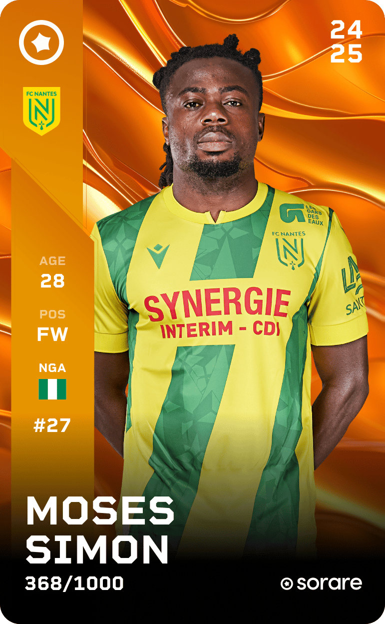 Moses Simon 2024-25 • Limited 368/1000