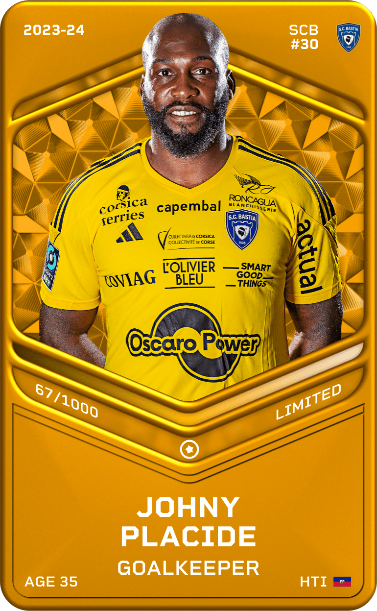 Johny Placide 2023-24 • Limited 67/1000