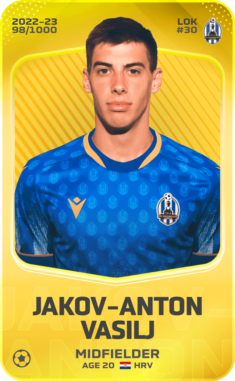 Jakov-Anton Vasilj 2022-23 • Limited 98/1000
