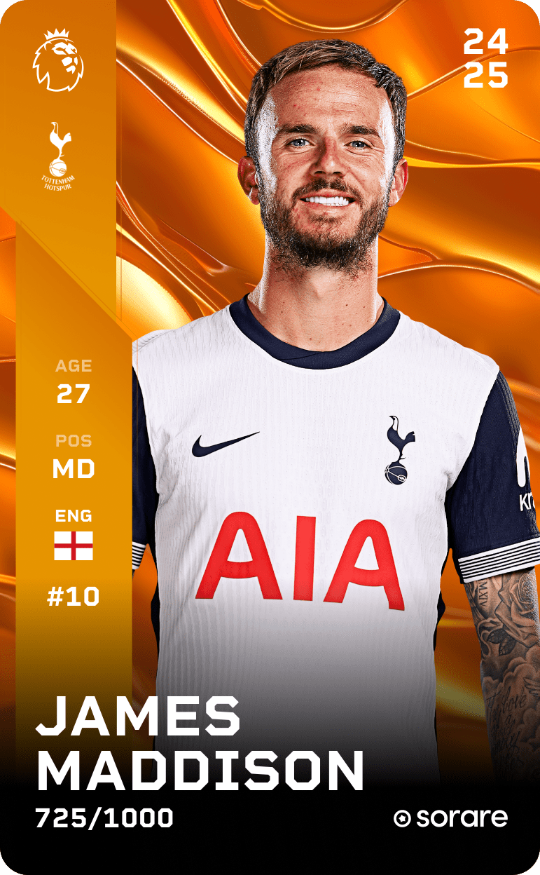 James Maddison 2024-25 • Limited 725/1000